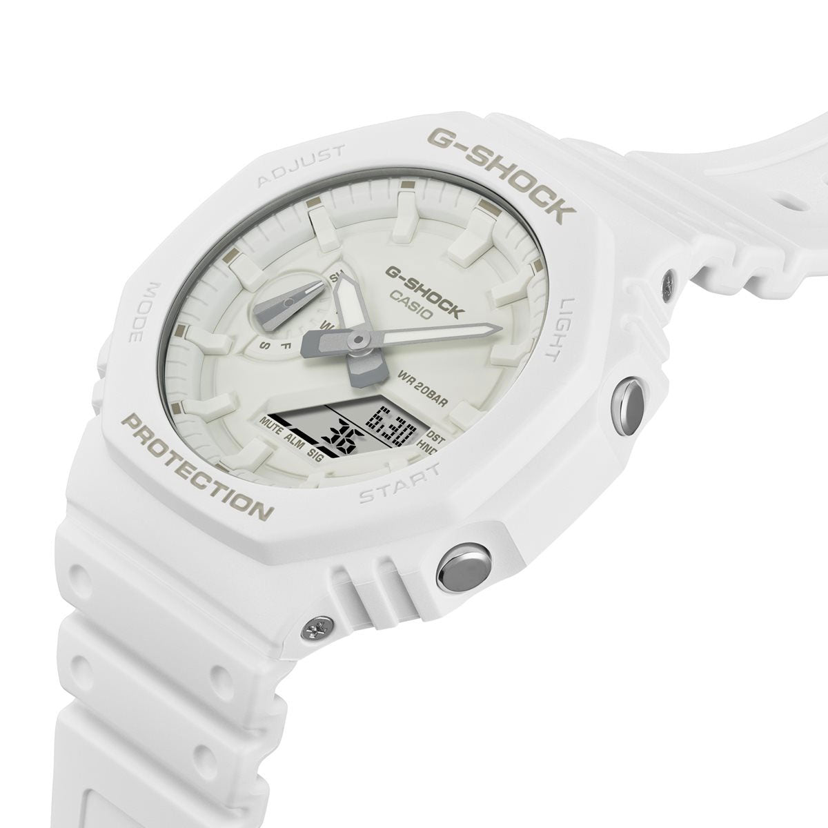 G-SHOCK カシオ Gショック CASIO アナデジ 腕時計 メンズ GA-2100-7A7JF TONE-ON-TONE Series ホワイト【2024 新作】