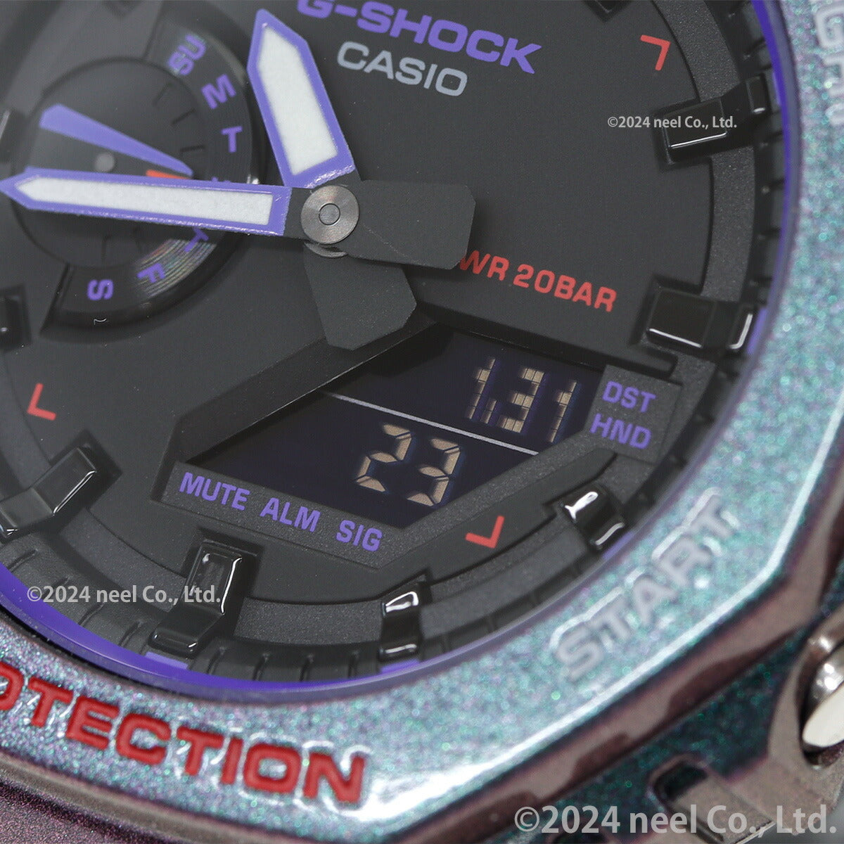 G-SHOCK カシオ Gショック CASIO アナデジ 限定モデル 腕時計 メンズ GA-2100AH-6AJF パープル【2023 新作】