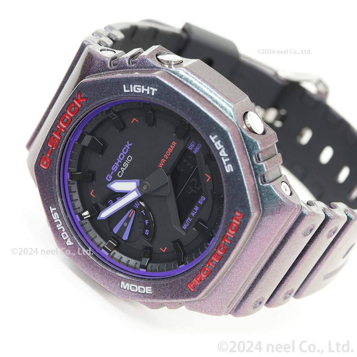 G-SHOCK カシオ Gショック CASIO アナデジ 限定モデル 腕時計 メンズ GA-2100AH-6AJF パープル【2023 新作】