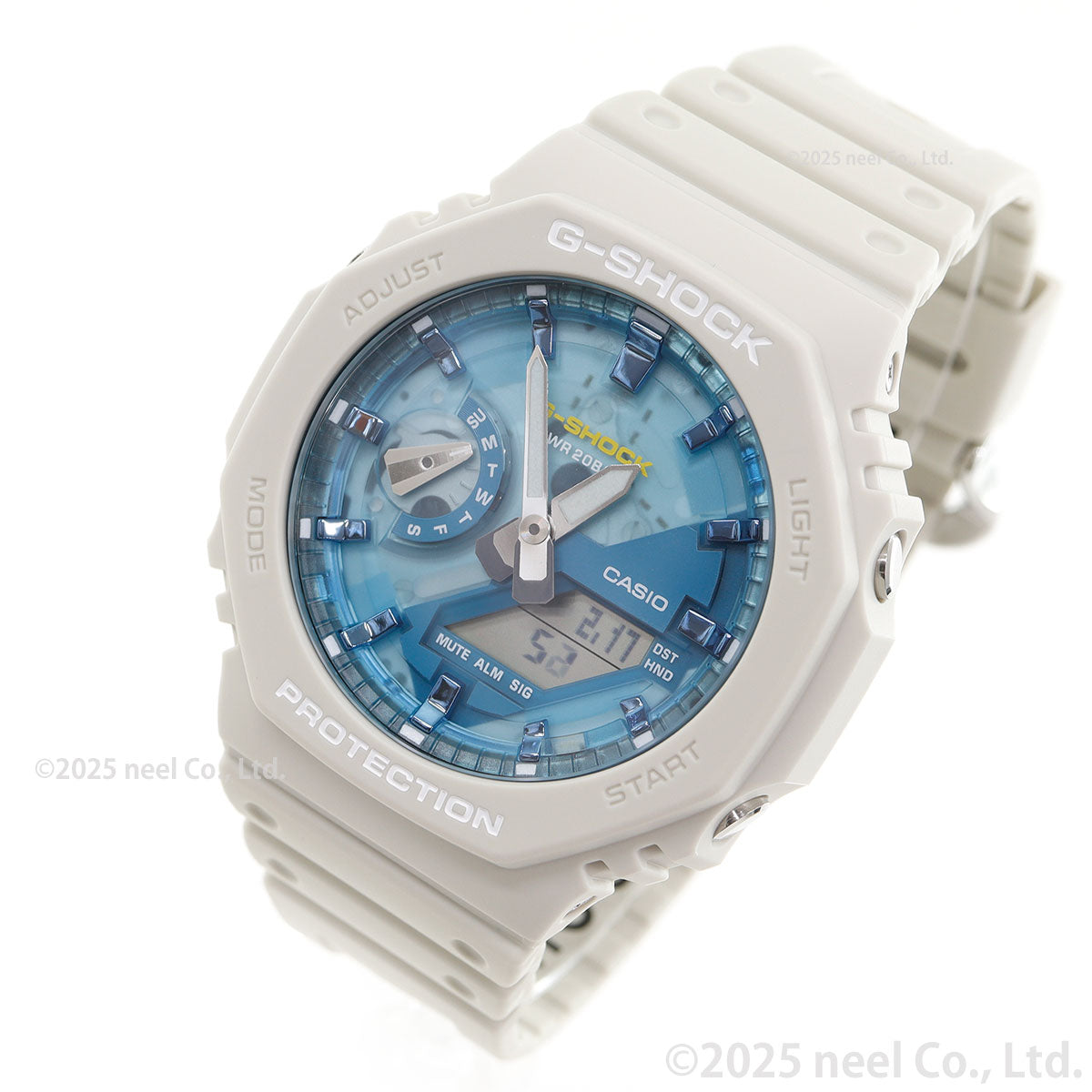 G-SHOCK カシオ Gショック CASIO GA-2100AS-5AJF アナデジ 腕時計 メンズ OASIS OF DAY AND NIGHT サンドベージュ【2025 新作】