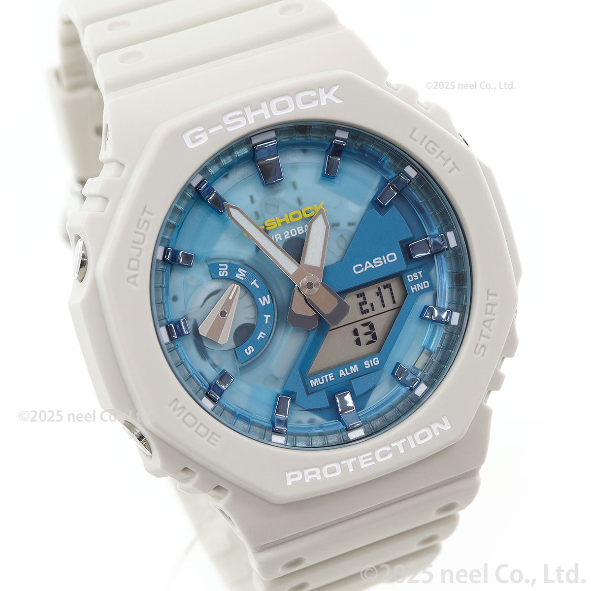 G-SHOCK カシオ Gショック CASIO GA-2100AS-5AJF アナデジ 腕時計 メンズ OASIS OF DAY AND NIGHT サンドベージュ【2025 新作】