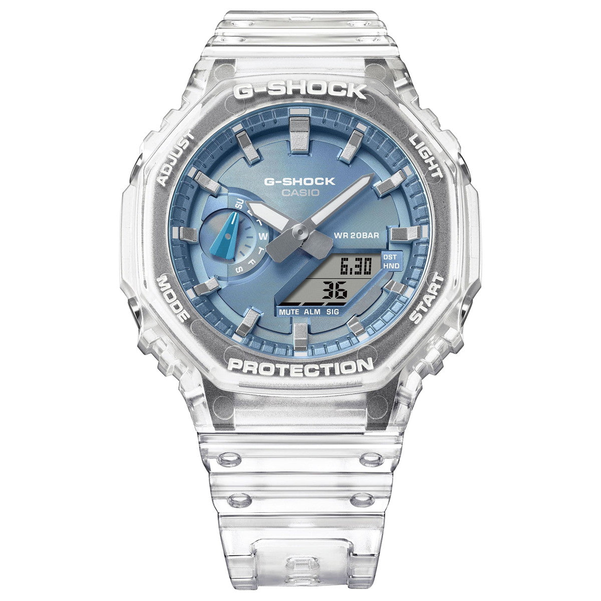 G-SHOCK カシオ Gショック CASIO アナデジ 限定モデル 腕時計 メンズ GA-2100BM-7A2JF BRIGHT METALLIC DIAL SERIES スカイブルー【2025 新作】