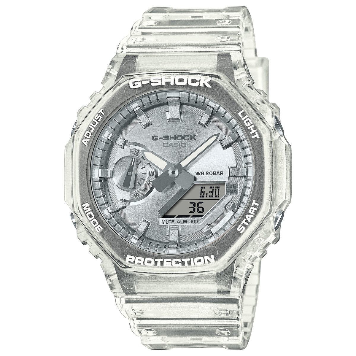 G-SHOCK カシオ Gショック CASIO アナデジ 限定モデル 腕時計 メンズ GA-2100BM-7A8JF BRIGHT METALLIC DIAL SERIES シルバー【2025 新作】