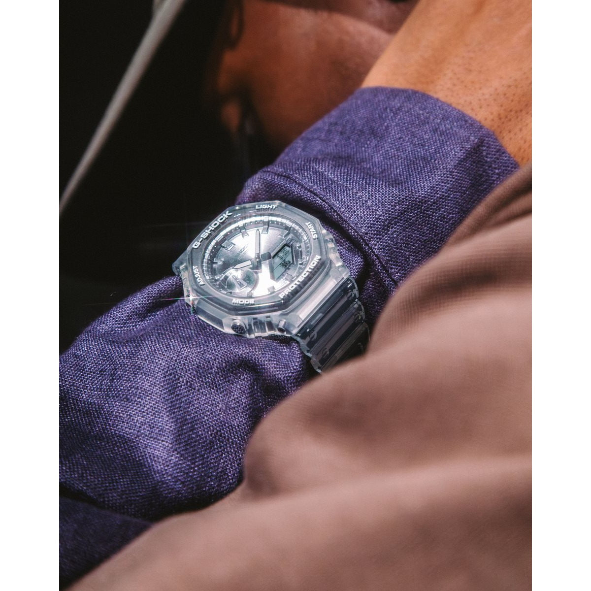 G-SHOCK カシオ Gショック CASIO アナデジ 限定モデル 腕時計 メンズ GA-2100BM-7A8JF BRIGHT METALLIC DIAL SERIES シルバー【2025 新作】