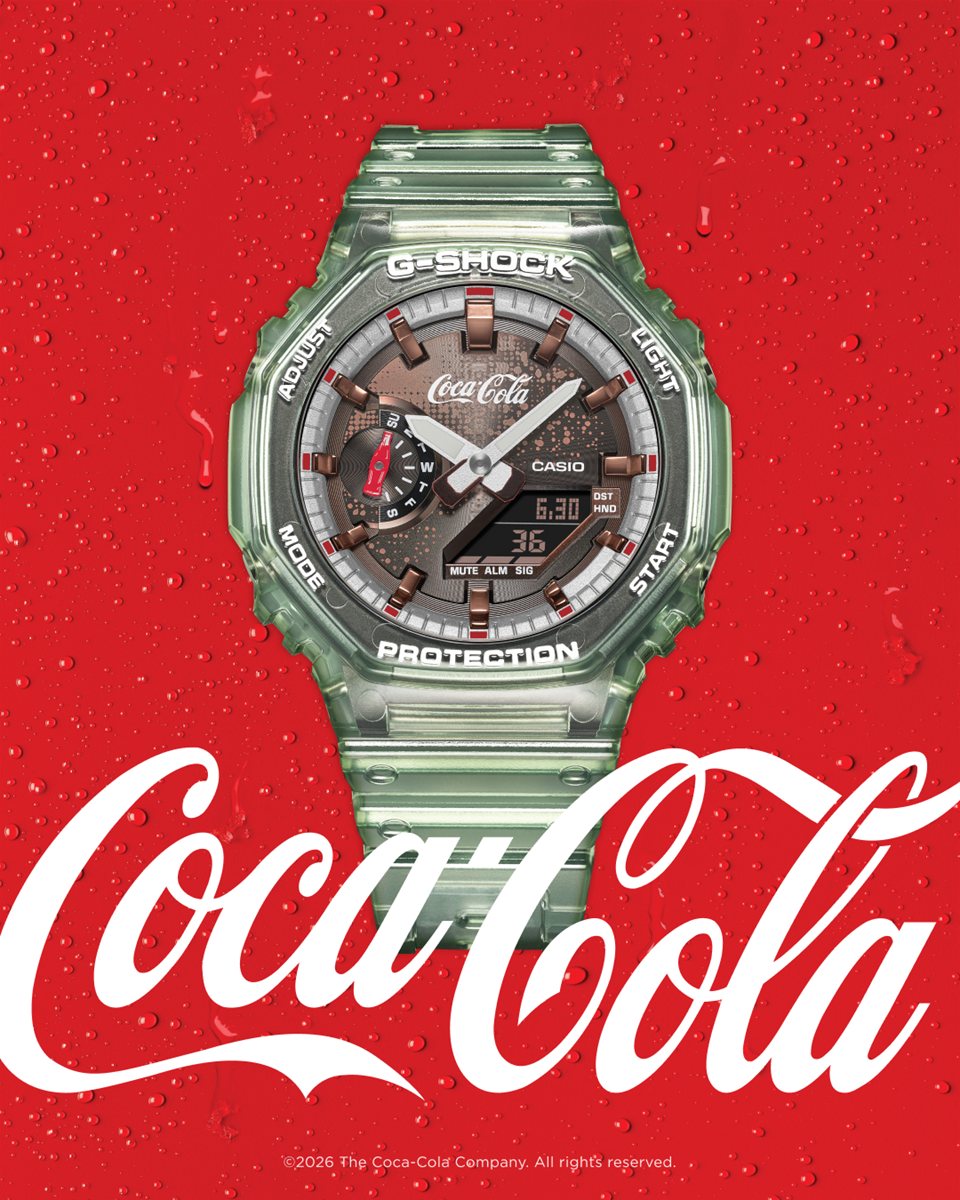 G-SHOCK カシオ Gショック CASIO アナデジ Coca-Cola コラボ 限定モデル 腕時計 メンズ GA-2100CC-3AJR【2026 新作】