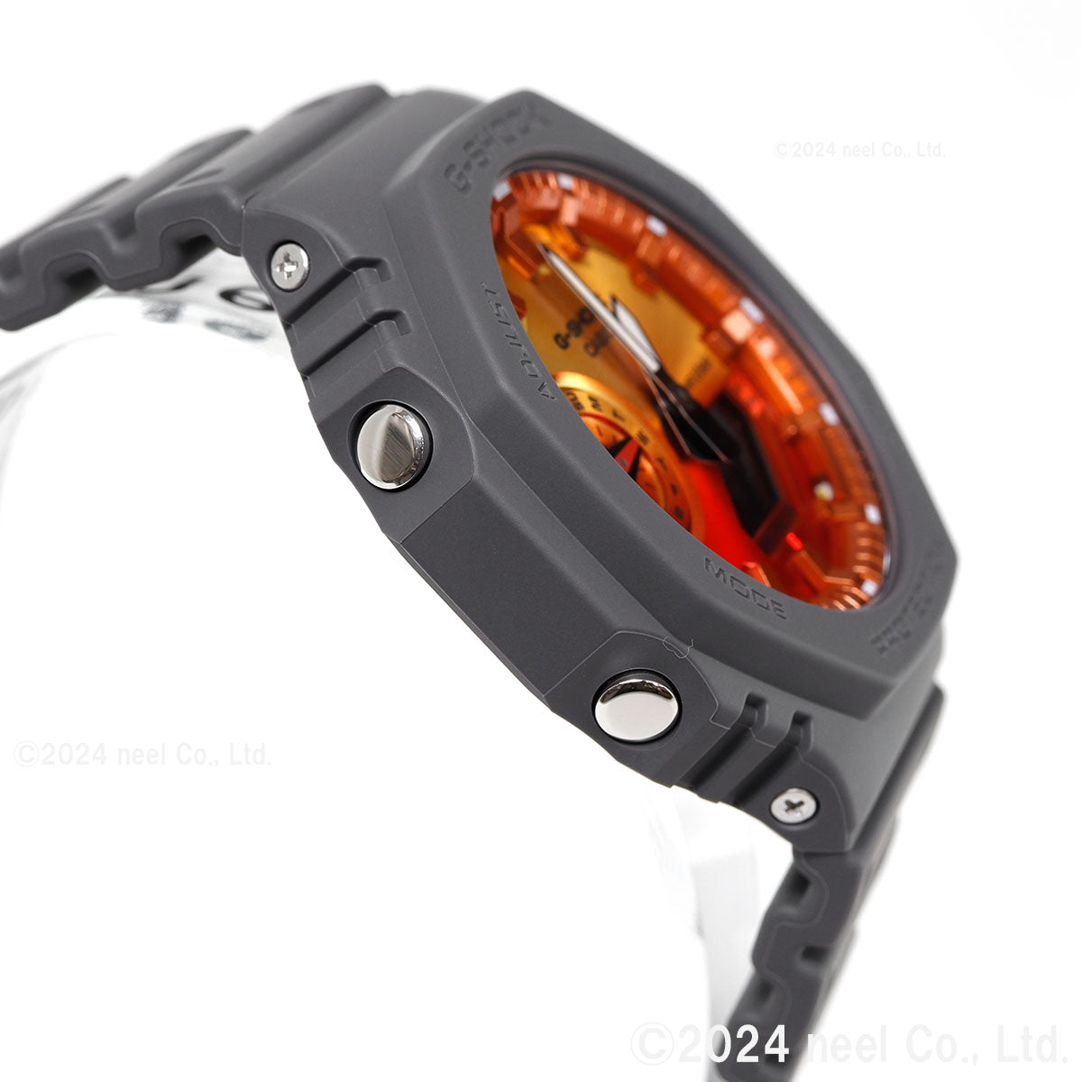 G-SHOCK カシオ Gショック CASIO アナデジ 腕時計 メンズ GA-2100FL-8AJF Flame inside フレイムオレンジ【2024 新作】