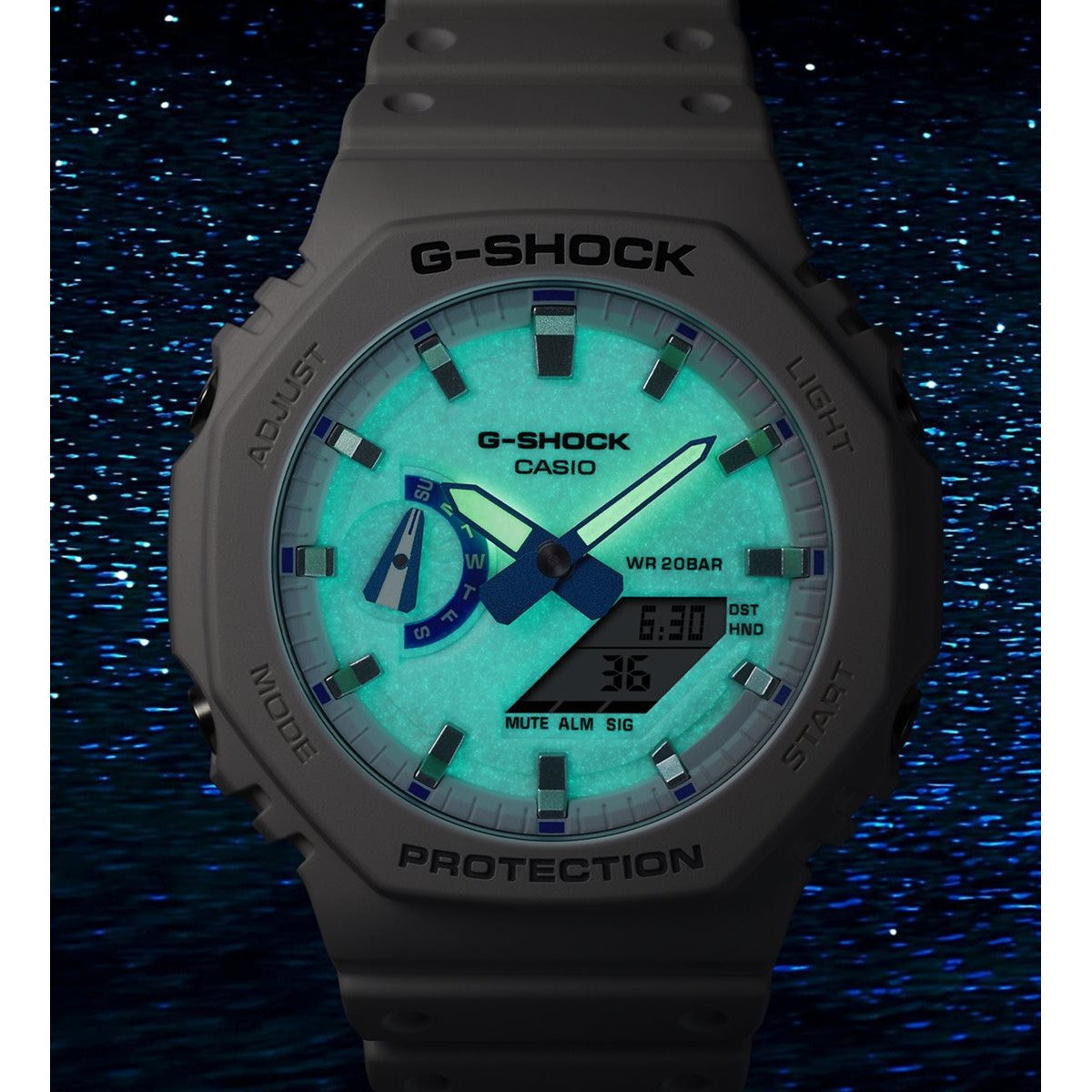 G-SHOCK カシオ Gショック CASIO アナデジ オンライン限定モデル 腕時計 メンズ GA-2100HDS-7A1JF HIDDEN GLOW SERIES【2025 新作】