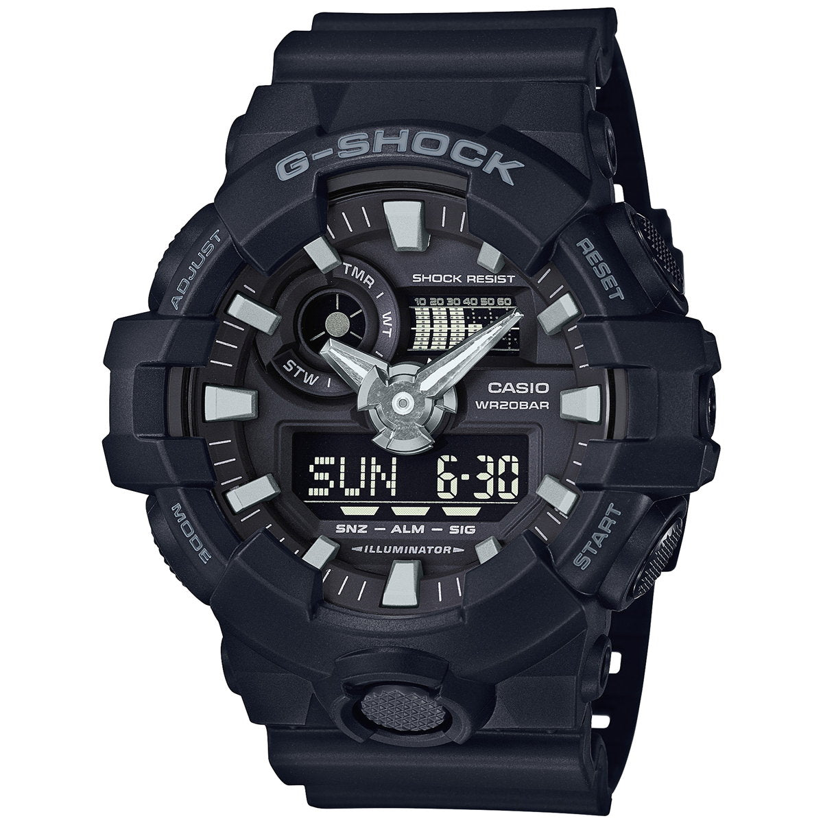 G-SHOCK ブラック 腕時計 メンズ アナデジ GA-700-1BJF【正規品】