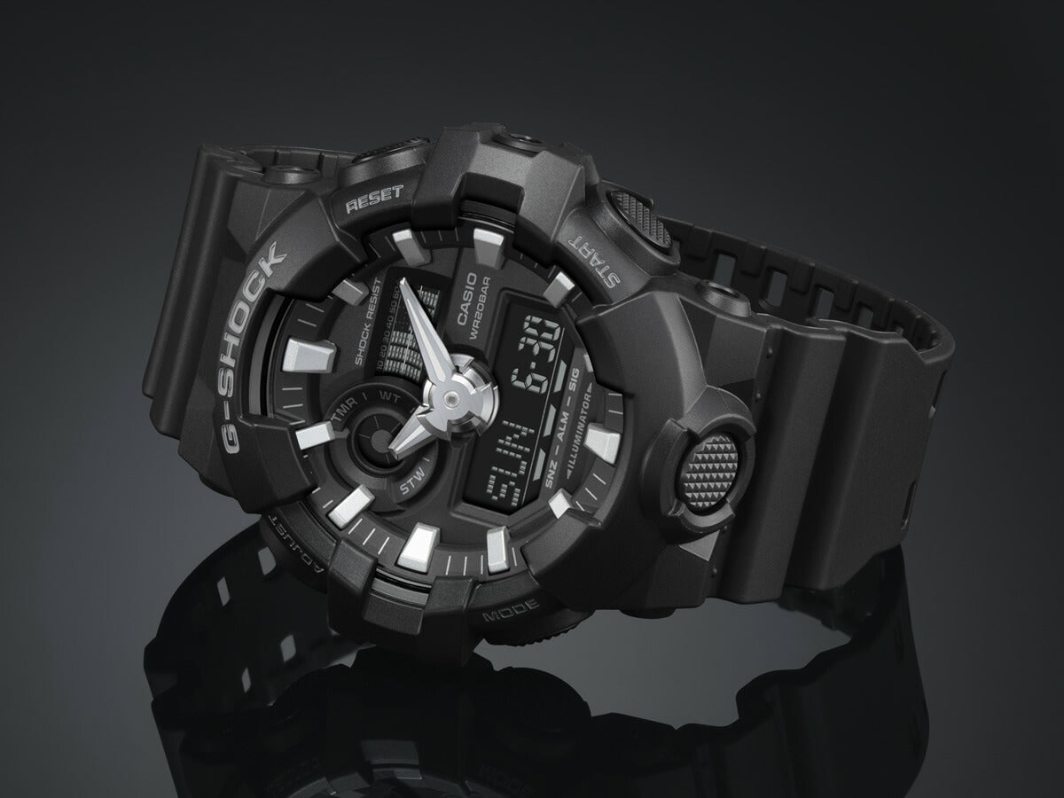 G-SHOCK ブラック 腕時計 メンズ アナデジ GA-700-1BJF【正規品】