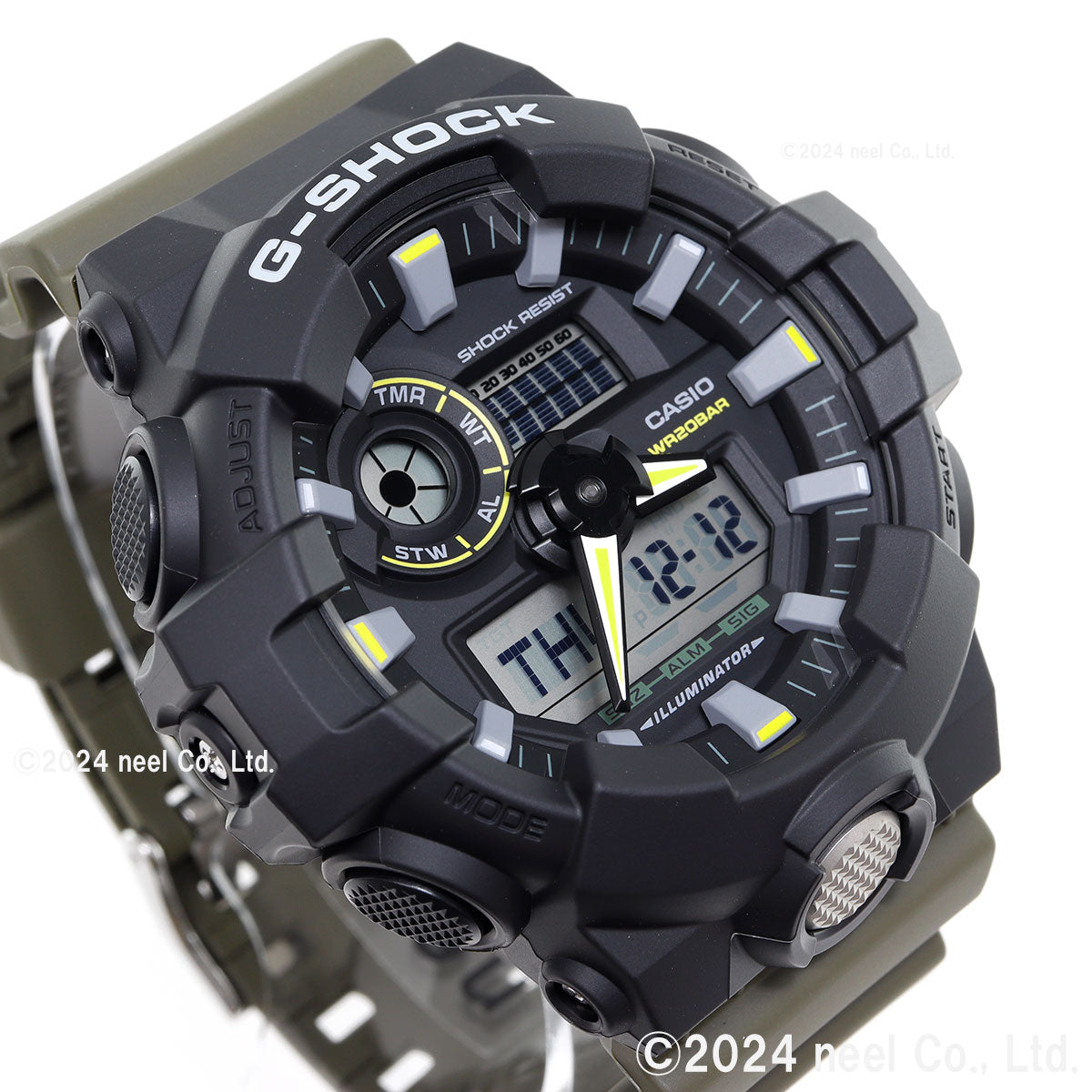 G-SHOCK カシオ Gショック CASIO アナデジ 腕時計 メンズ GA-710TU-1A3JF Two tone utility colors【2024 新作】