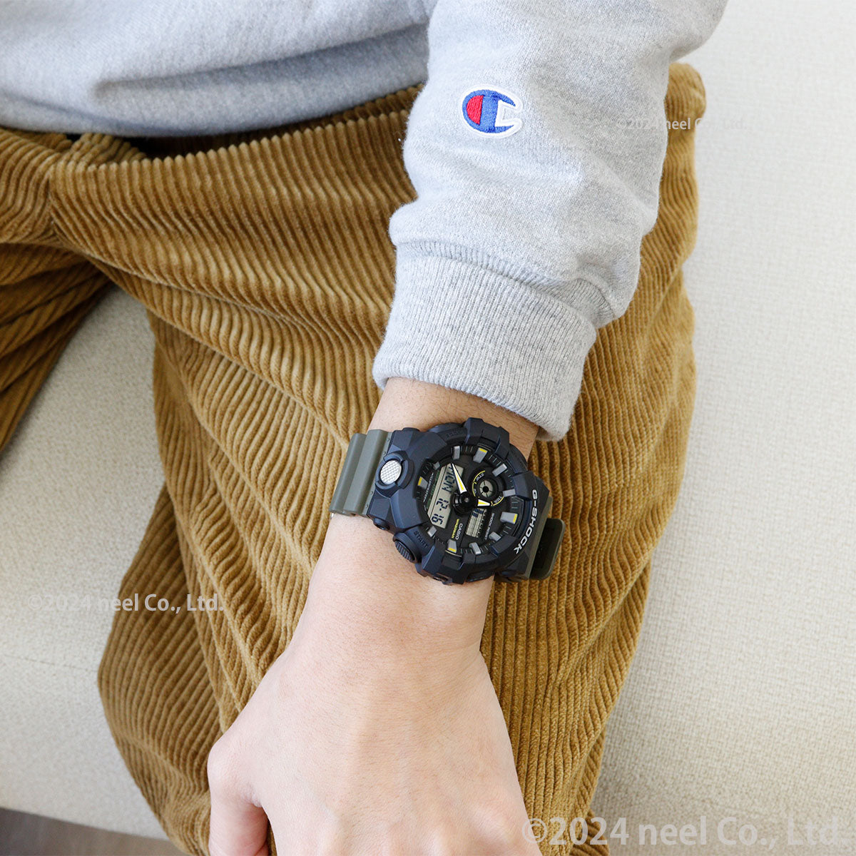 G-SHOCK カシオ Gショック CASIO アナデジ 腕時計 メンズ GA-710TU-1A3JF Two tone utility colors【2024 新作】