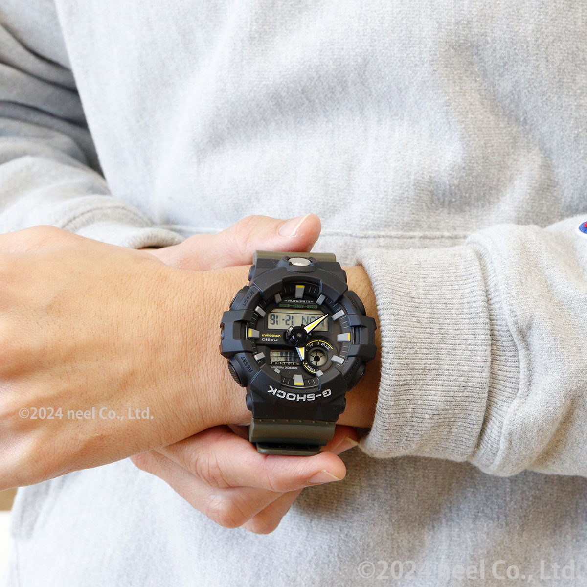 G-SHOCK カシオ Gショック CASIO アナデジ 腕時計 メンズ GA-710TU-1A3JF Two tone utility colors【2024 新作】