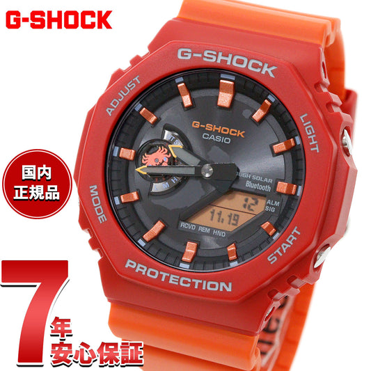 G-SHOCK カシオ Gショック CASIO ソーラー Charles Darwin Foundation コラボ 限定 アナデジ 腕時計 メンズ GA-B2100DF-4AJR ガラパゴスベニイワガニ【2025 新作】