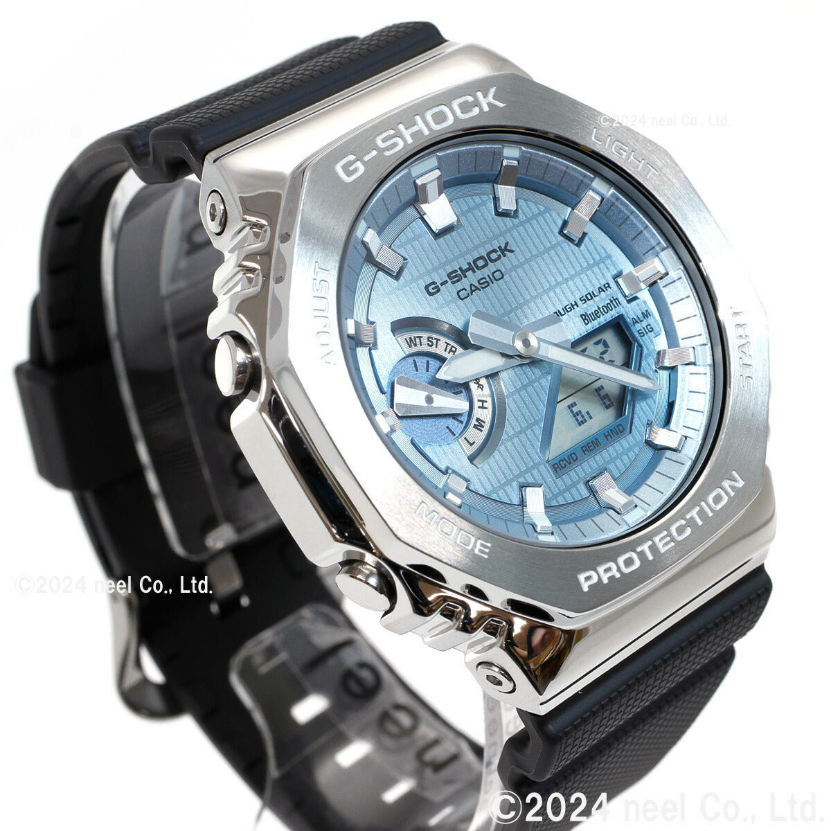 G-SHOCK カシオ Gショック CASIO アナデジ 腕時計 メンズ GBM-2100A-1A2JF ブルー メタルカバー【2024 新作】