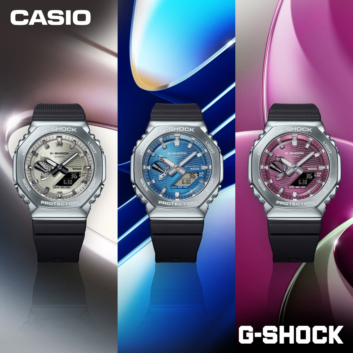 G-SHOCK カシオ Gショック CASIO アナデジ 腕時計 メンズ GBM-2100A-8BJF メタルベゼル【2025 新作】
