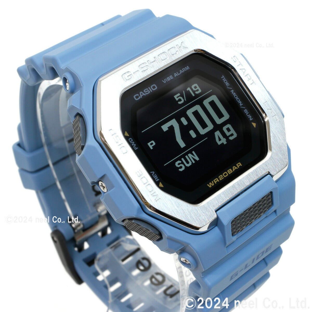 G-SHOCK カシオ G-LIDE Gショック Gライド デジタル 腕時計 メンズ CASIO GBX-100-2AJF ブルー 海 イメージ【2024 新作】