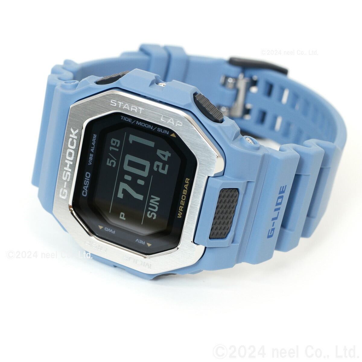 G-SHOCK カシオ G-LIDE Gショック Gライド デジタル 腕時計 メンズ CASIO GBX-100-2AJF ブルー 海 イメージ【2024 新作】