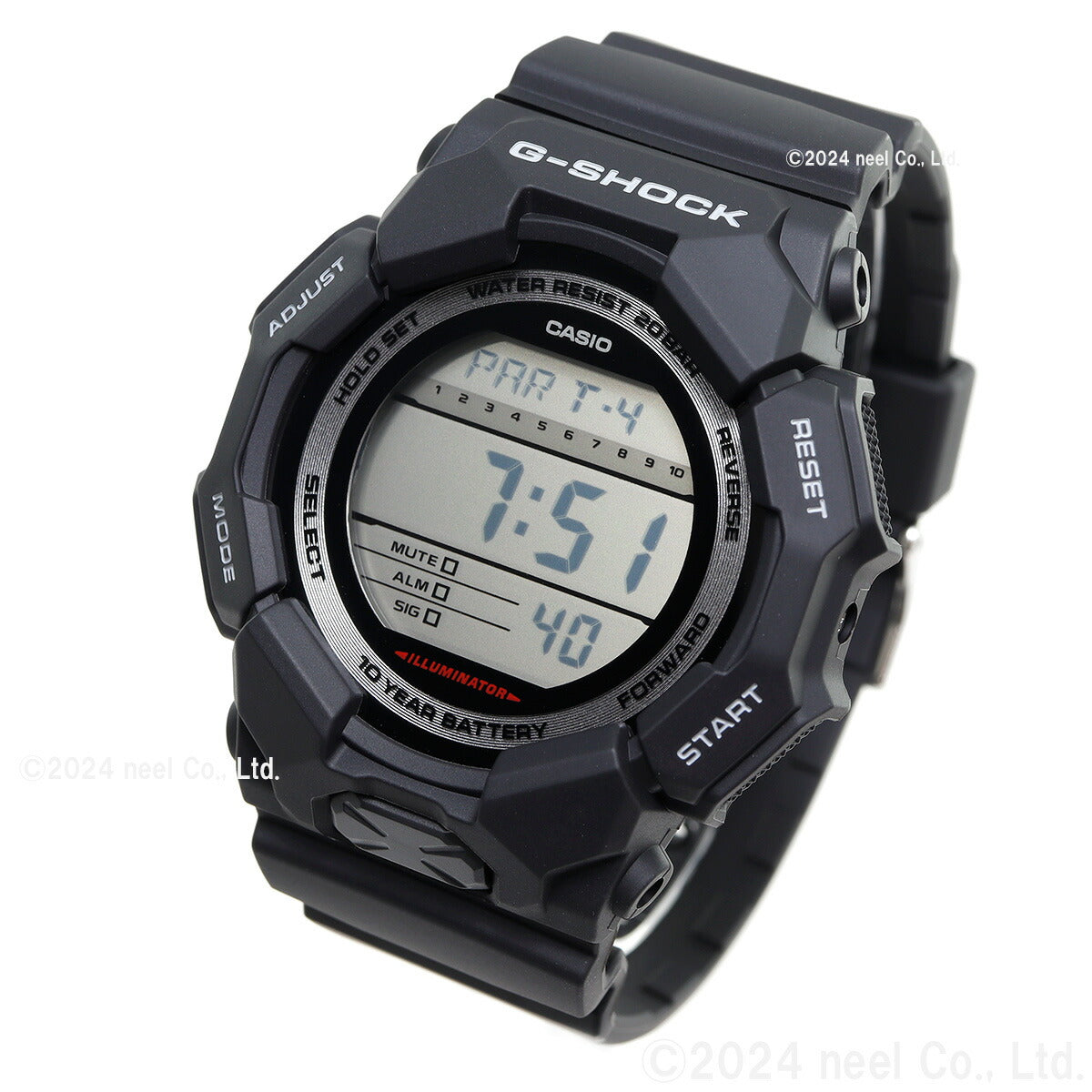 G-SHOCK デジタル カシオ Gショック CASIO 腕時計 メンズ GD-010-1JF ブラック【2024 新作】