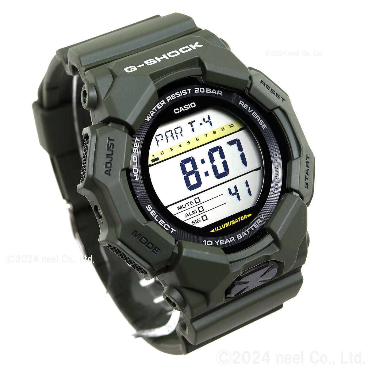 G-SHOCK デジタル カシオ Gショック CASIO 腕時計 メンズ GD-010-3JF カーキ【2024 新作】