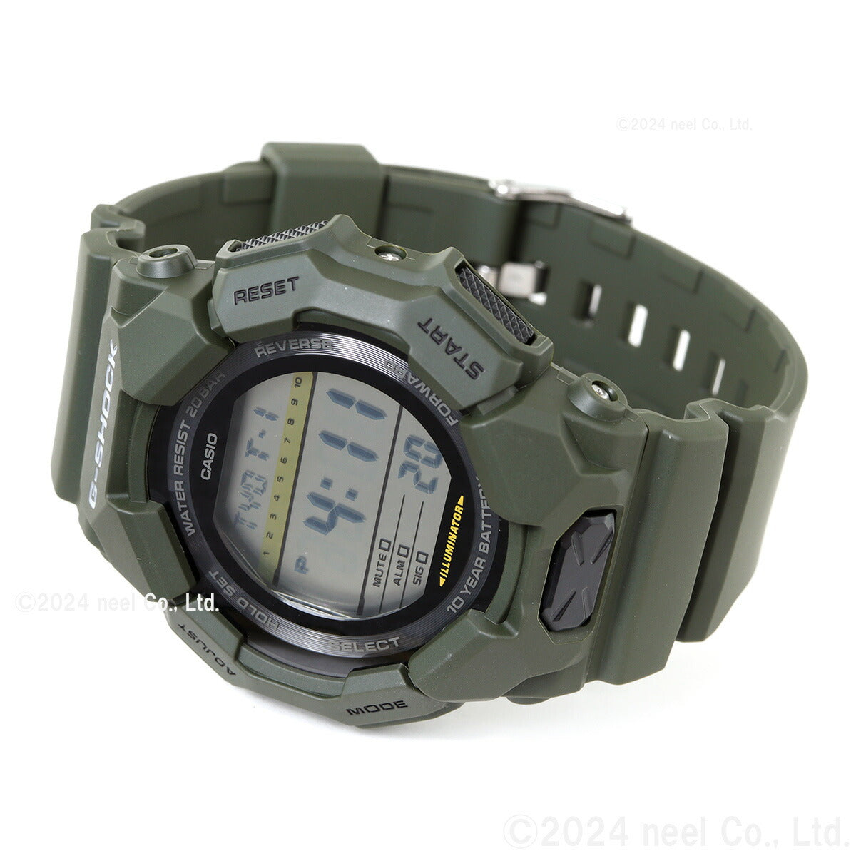 G-SHOCK デジタル カシオ Gショック CASIO 腕時計 メンズ GD-010-3JF カーキ【2024 新作】