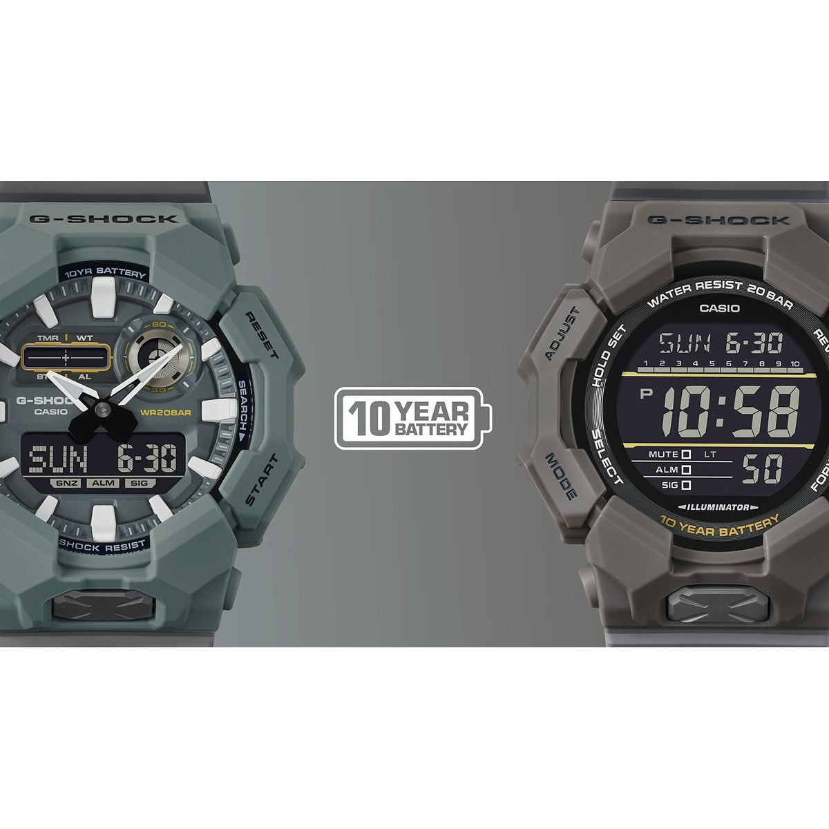 G-SHOCK デジタル カシオ Gショック CASIO 腕時計 メンズ GD-010CE-5JF Big case シリーズ FOOD TEXTILE【2025 新作】