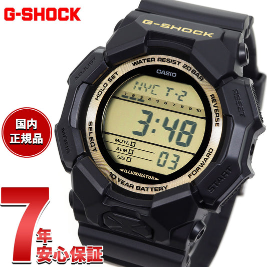 G-SHOCK デジタル カシオ Gショック CASIO 腕時計 メンズ GD-010GB-1A9JF Black and Gold Series