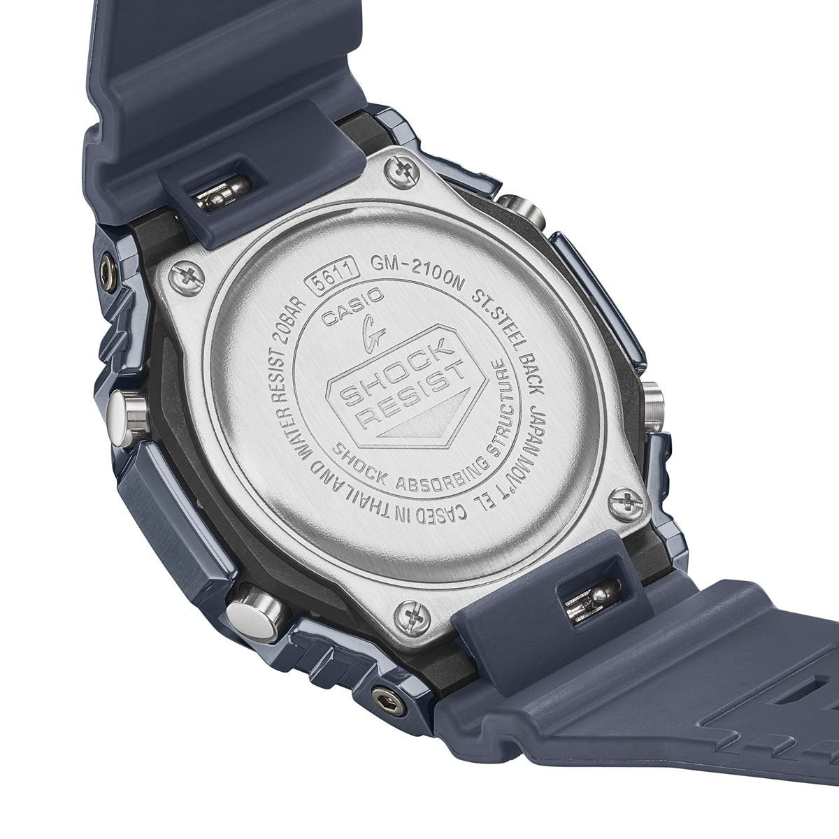 G-SHOCK メタル カシオ Gショック CASIO 腕時計 メンズ ネイビー GM-2100N-2AJF