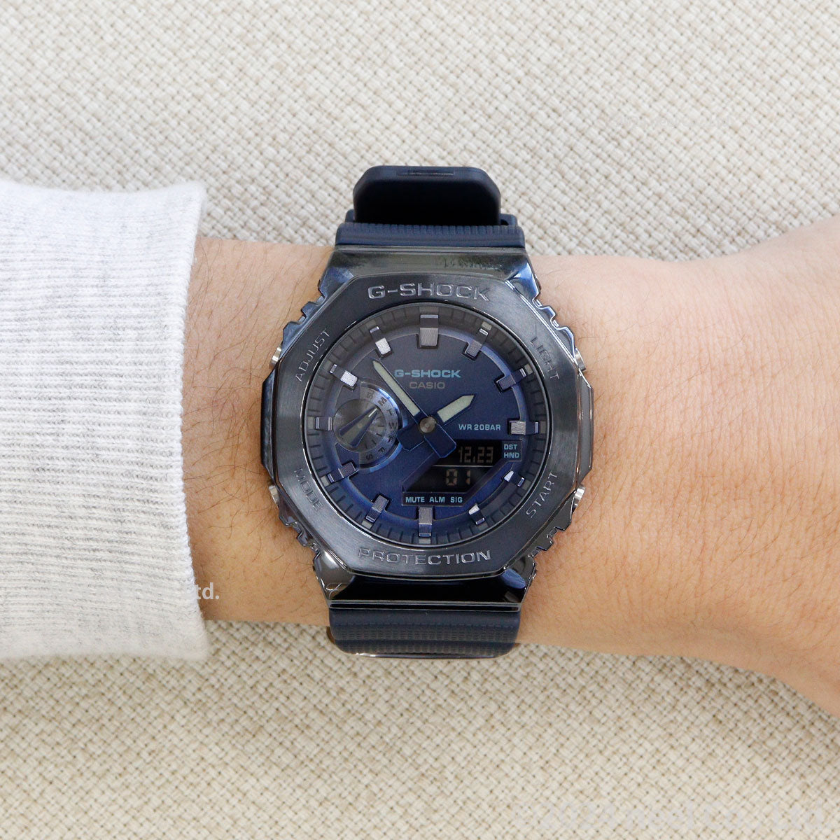 G-SHOCK メタル カシオ Gショック CASIO 腕時計 メンズ ネイビー GM-2100N-2AJF