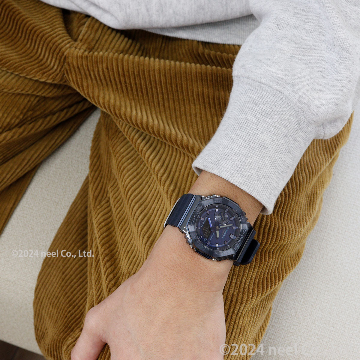 G-SHOCK メタル カシオ Gショック CASIO 腕時計 メンズ ネイビー GM-2100N-2AJF