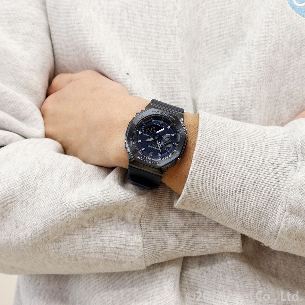 G-SHOCK メタル カシオ Gショック CASIO 腕時計 メンズ ネイビー GM-2100N-2AJF
