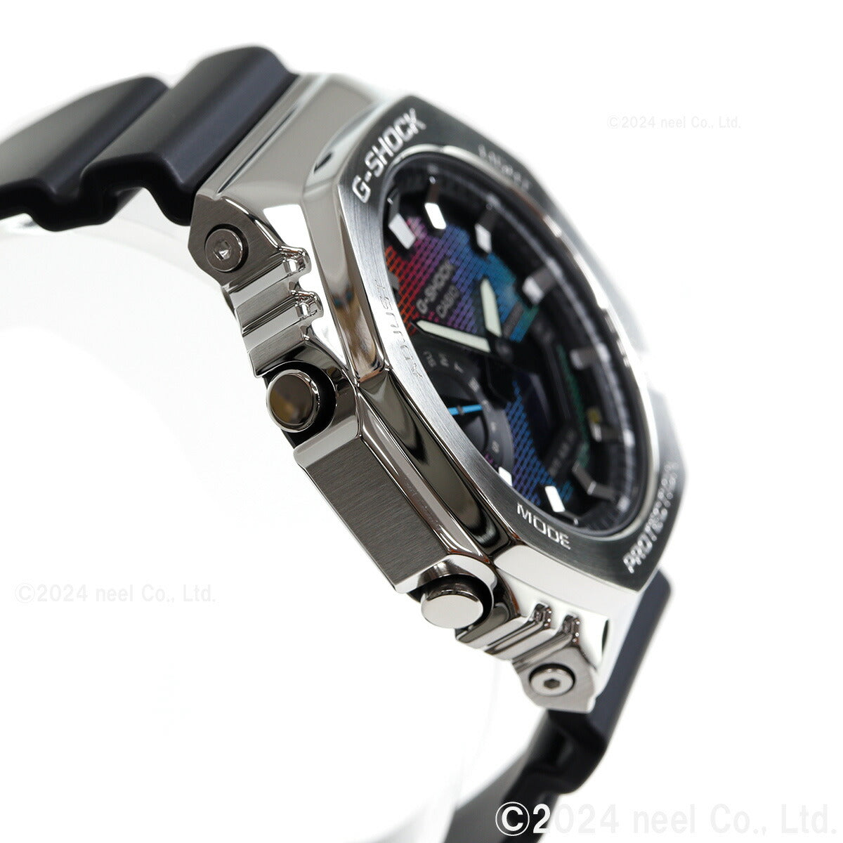 G-SHOCK カシオ Gショック CASIO アナデジ 腕時計 メンズ GM-2100RW-1AJF レインボーカラー レンガパターン デザイン メタルカバー【2024 新作】
