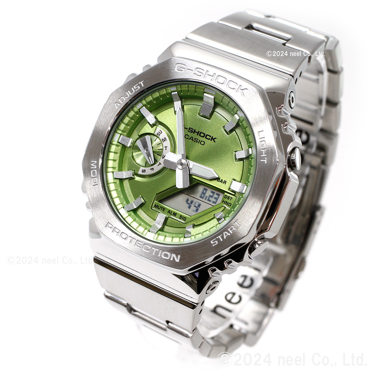 G-SHOCK アナデジ メンズ 腕時計 カシオ CASIO GM-2110D-3AJF ライムグリーン メタルベゼル&メタルバンド【2024 新作】