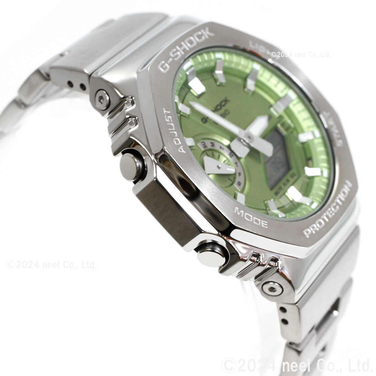 G-SHOCK アナデジ メンズ 腕時計 カシオ CASIO GM-2110D-3AJF ライムグリーン メタルベゼル&メタルバンド【2024 新作】