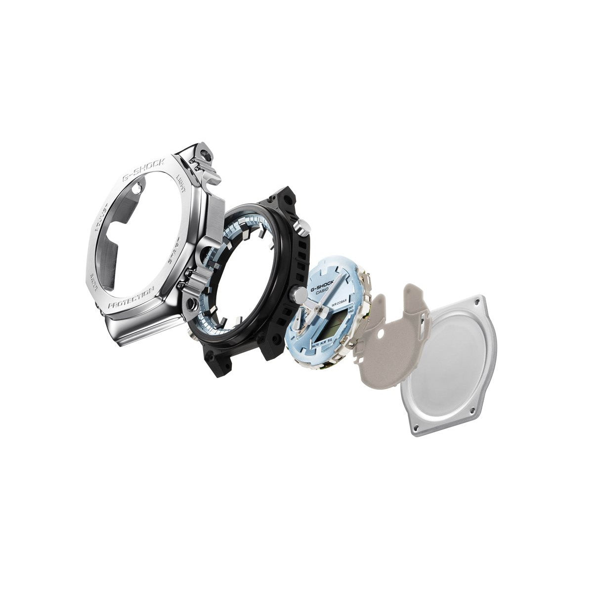 G-SHOCK アナデジ メンズ 腕時計 カシオ CASIO GM-2110D-4AJF オレンジ メタルベゼル&メタルバンド【2024 新作】