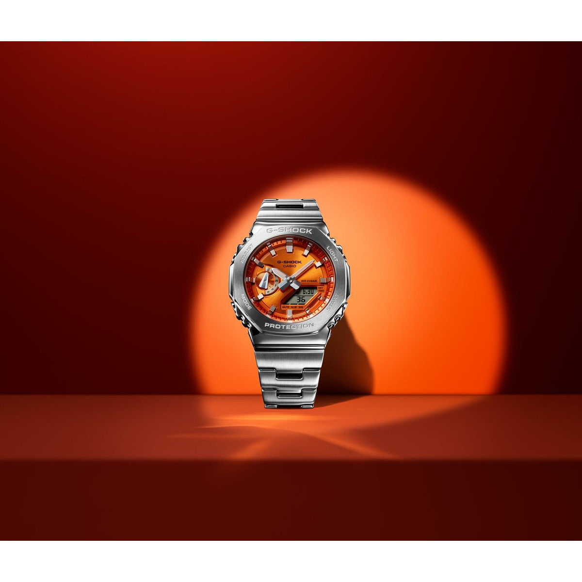 G-SHOCK アナデジ メンズ 腕時計 カシオ CASIO GM-2110D-4AJF オレンジ メタルベゼル&メタルバンド【2024 新作】