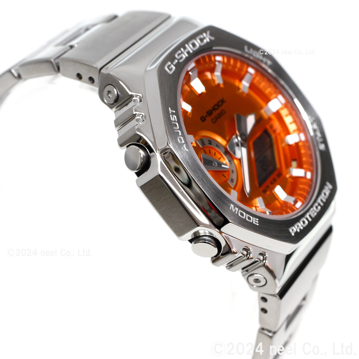 G-SHOCK アナデジ メンズ 腕時計 カシオ CASIO GM-2110D-4AJF オレンジ メタルベゼル&メタルバンド【2024 新作】