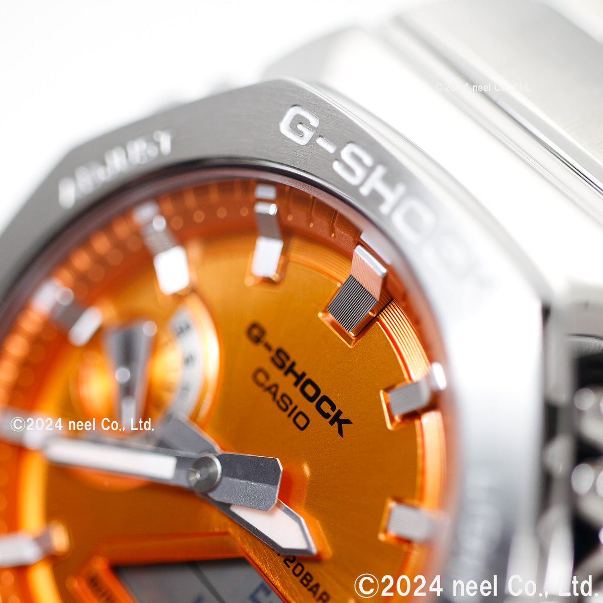 G-SHOCK アナデジ メンズ 腕時計 カシオ CASIO GM-2110D-4AJF オレンジ メタルベゼル&メタルバンド【2024 新作】