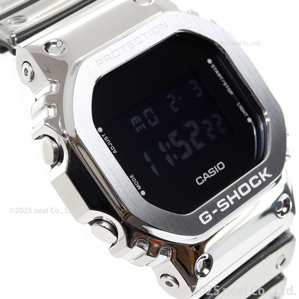G-SHOCK デジタル カシオ Gショック CASIO 腕時計 メンズ GM-5600YM-8JF FINE METALLIC SERIES シルバー メタルベゼル【2025 新作】