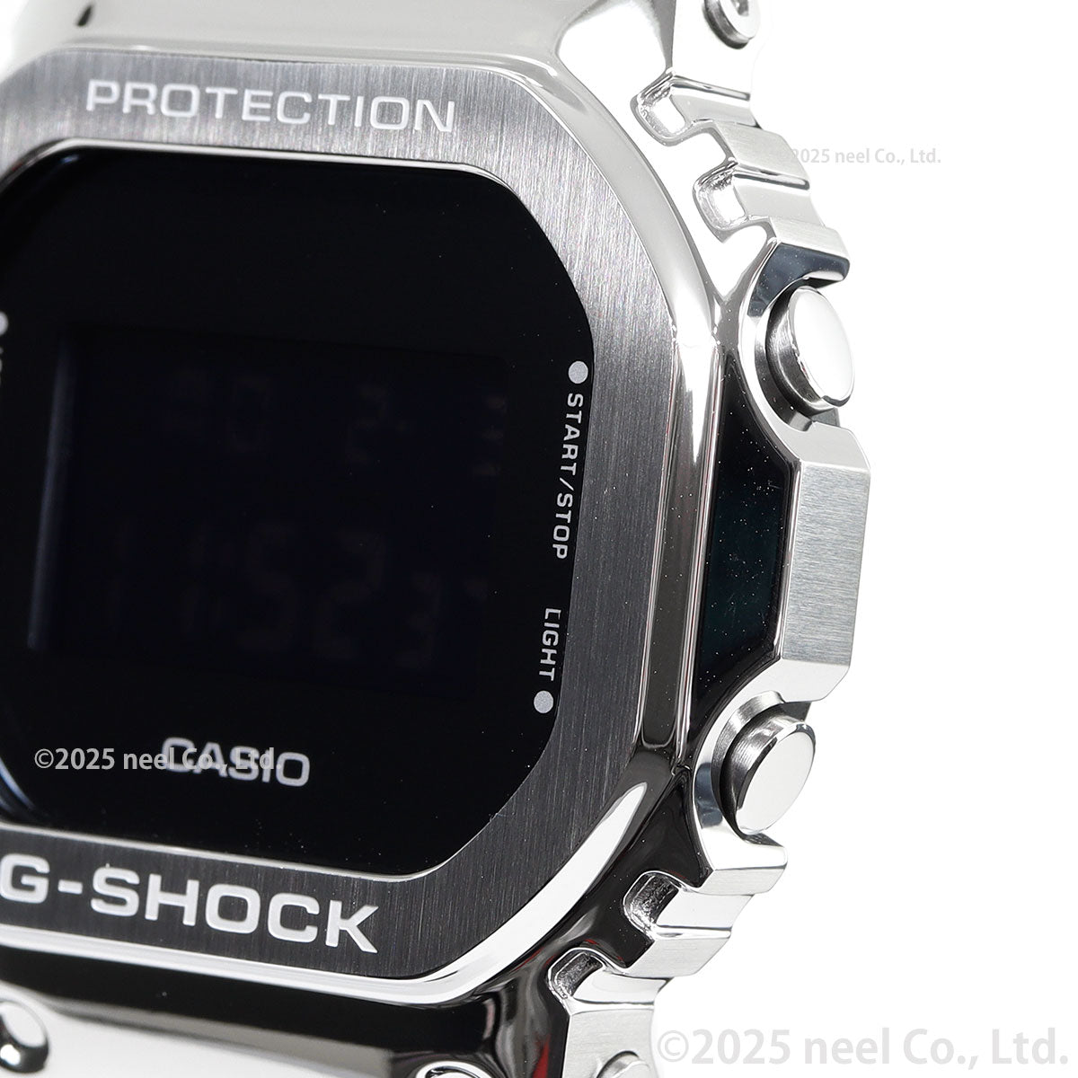 G-SHOCK デジタル カシオ Gショック CASIO 腕時計 メンズ GM-5600YM-8JF FINE METALLIC SERIES シルバー メタルベゼル【2025 新作】