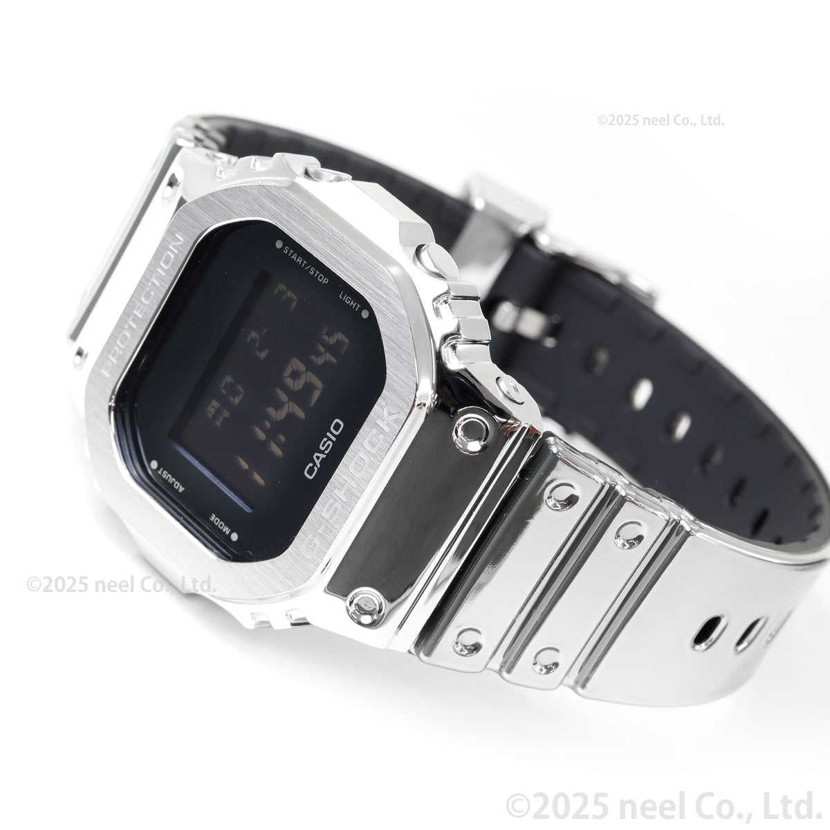 G-SHOCK デジタル カシオ Gショック CASIO 腕時計 メンズ GM-5600YM-8JF FINE METALLIC SERIES シルバー メタルベゼル【2025 新作】