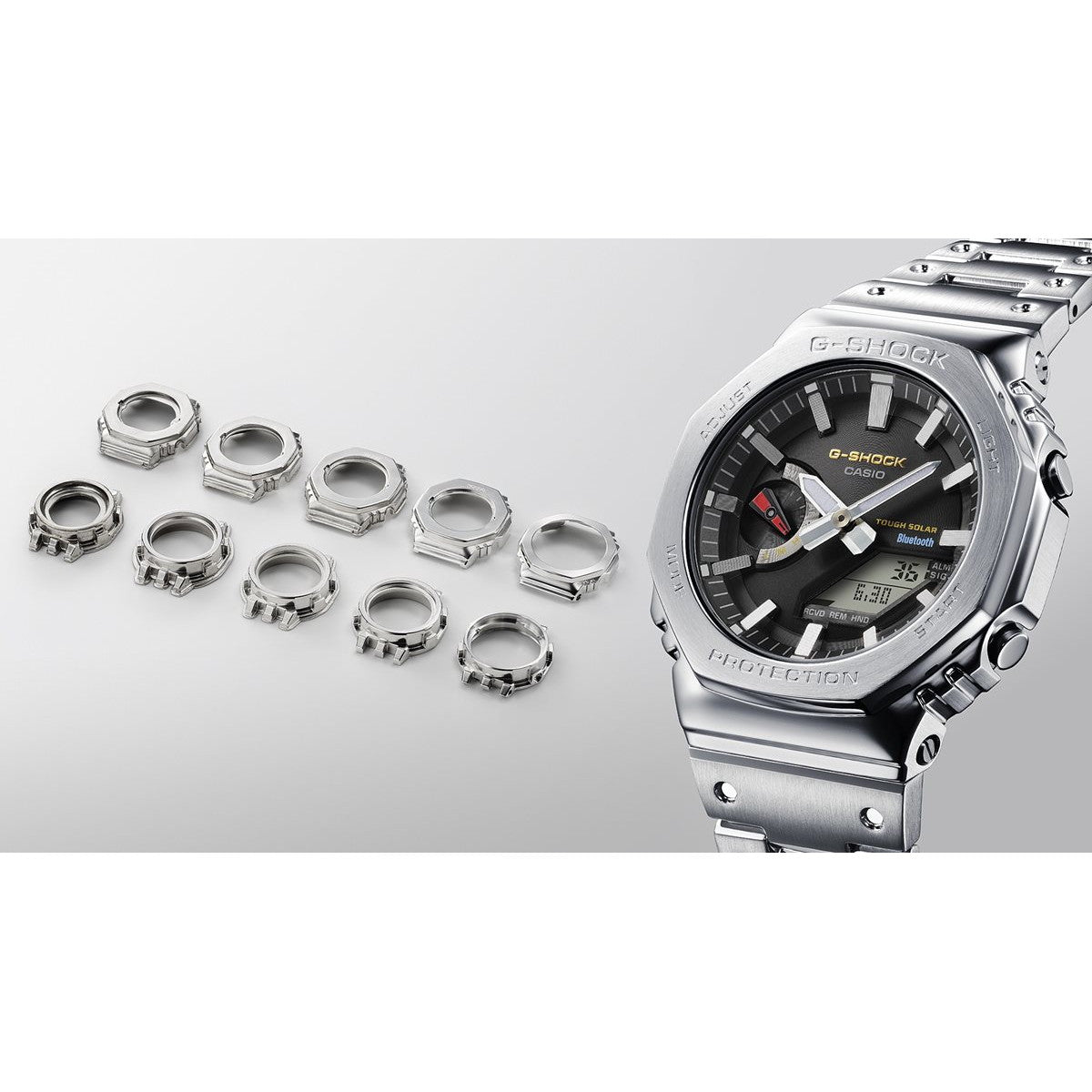 G-SHOCK カシオ Gショック CASIO GM-B2100SD-1CJF タフソーラー フルメタル 腕時計 メンズ スマートフォンリンク【2025 新作】