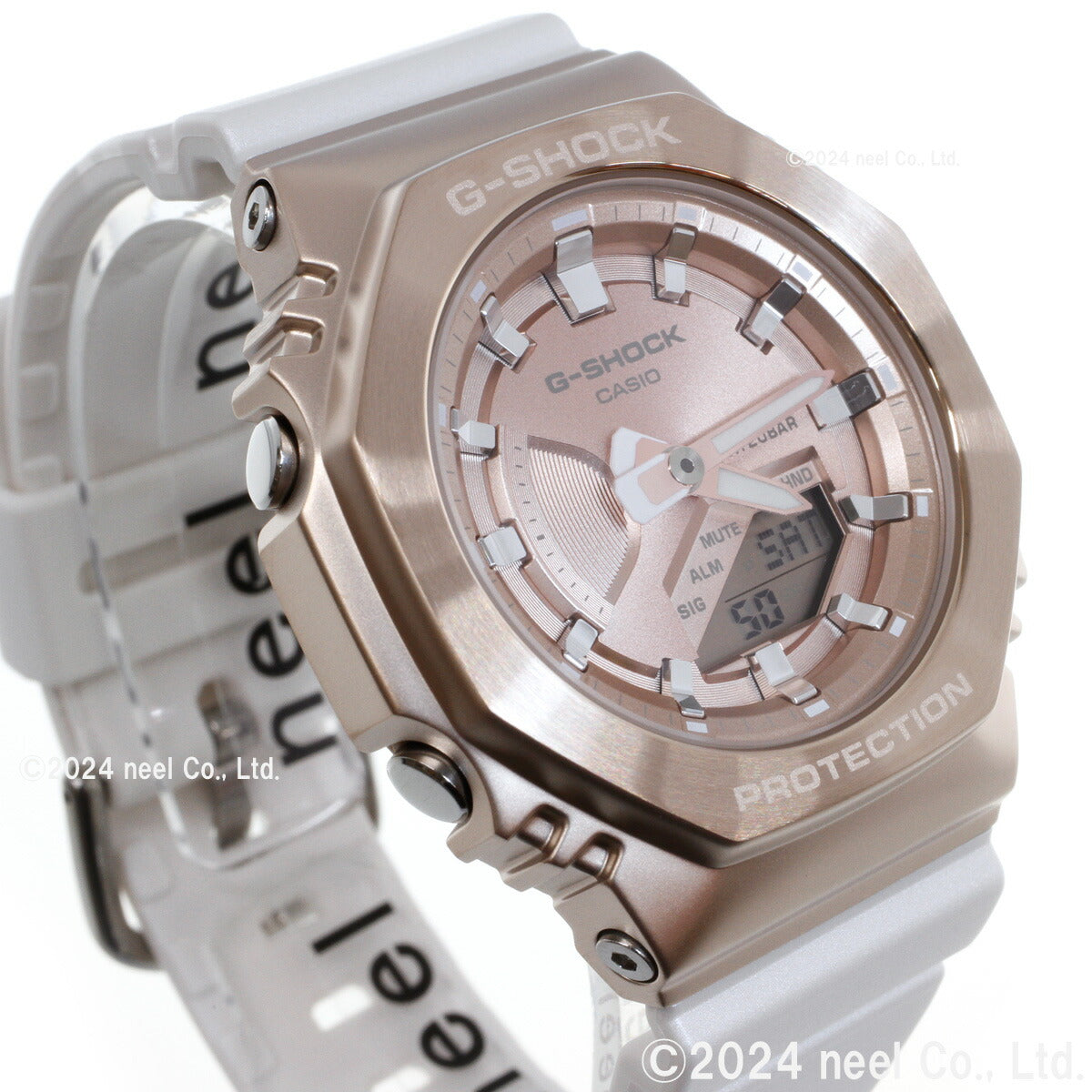 G-SHOCK カシオ Gショック CASIO オンライン限定モデル 腕時計 メンズ レディース GM-S2100CW-7AJF GM-2100 小型化モデル メタルカバー リュクスな旅 テーマ【2024 新作】