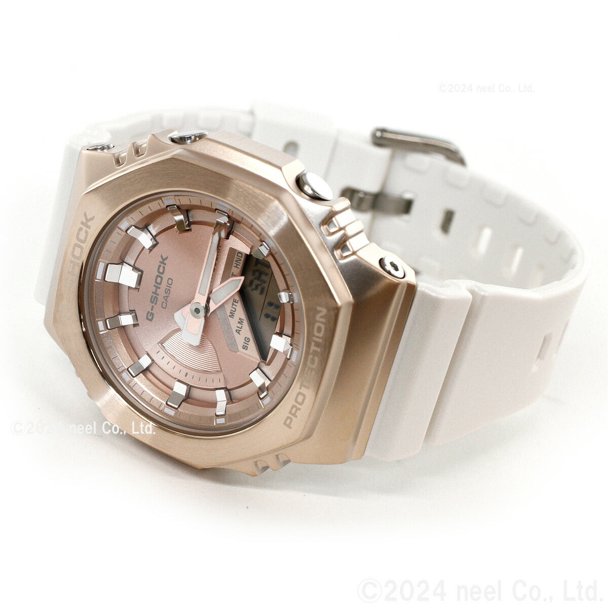 G-SHOCK カシオ Gショック CASIO オンライン限定モデル 腕時計 メンズ レディース GM-S2100CW-7AJF GM-2100 小型化モデル メタルカバー リュクスな旅 テーマ【2024 新作】