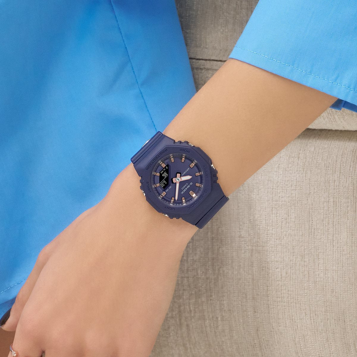 G-SHOCK カシオ Gショック CASIO アナデジ 腕時計 メンズ レディース GMA-P2100M-2AJF ネイビー【2025 新作】