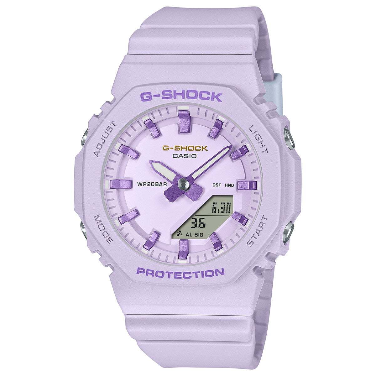G-SHOCK カシオ Gショック CASIO 国際女性デー 記念 アナデジ 腕時計 メンズ レディース GMA-P2125W-6AJR パープル【2025 新作】