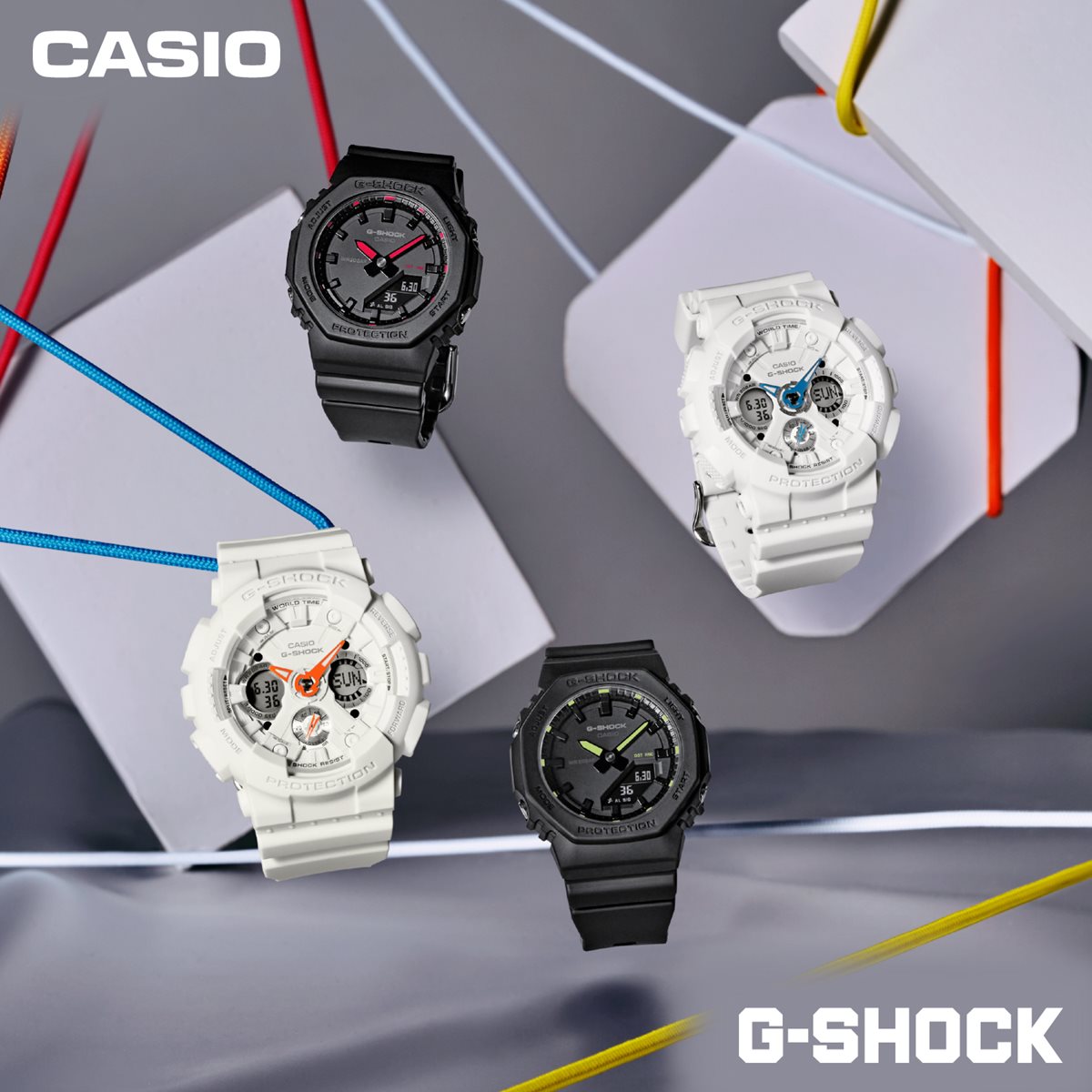 G-SHOCK カシオ Gショック CASIO アナデジ 腕時計 メンズ レディース GMA-S120SA-7A1JF オールホワイト【2025 新作】