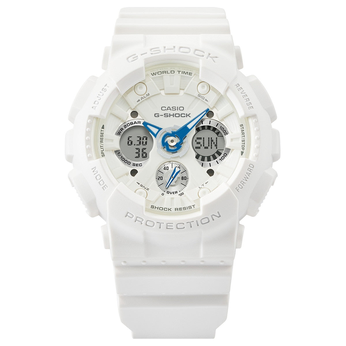 G-SHOCK カシオ Gショック CASIO アナデジ 腕時計 メンズ レディース GMA-S120SA-7A2JF オールホワイト【2025 新作】