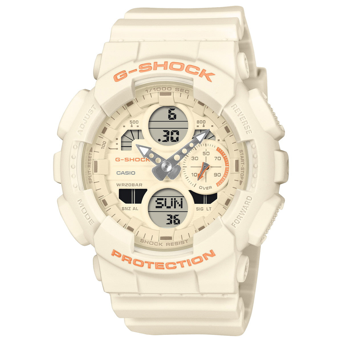 G-SHOCK カシオ Gショック CASIO アナデジ 腕時計 メンズ レディース GMA-S140-7AJF アイボリーホワイト【2025 新作】
