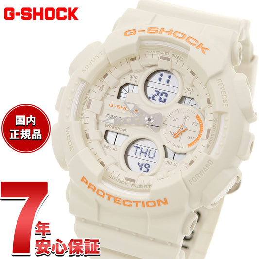 G-SHOCK カシオ Gショック CASIO アナデジ 腕時計 メンズ レディース GMA-S140-7AJF アイボリーホワイト