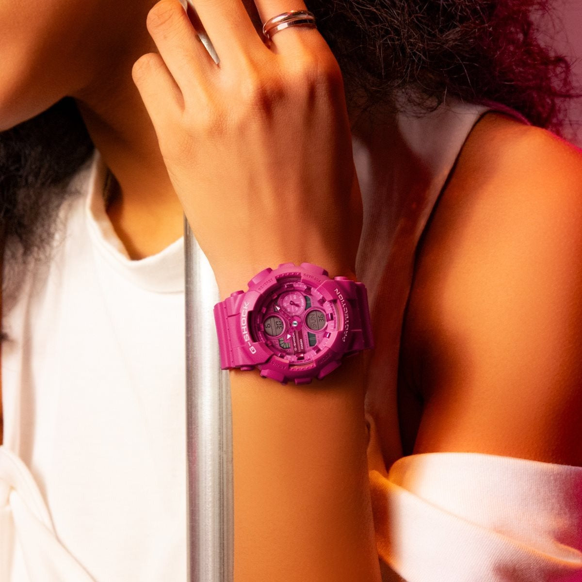 G-SHOCK カシオ Gショック CASIO アナデジ 腕時計 メンズ レディース GMA-S140PP-4AJF パワーピンク POWER PINK【2025 新作】